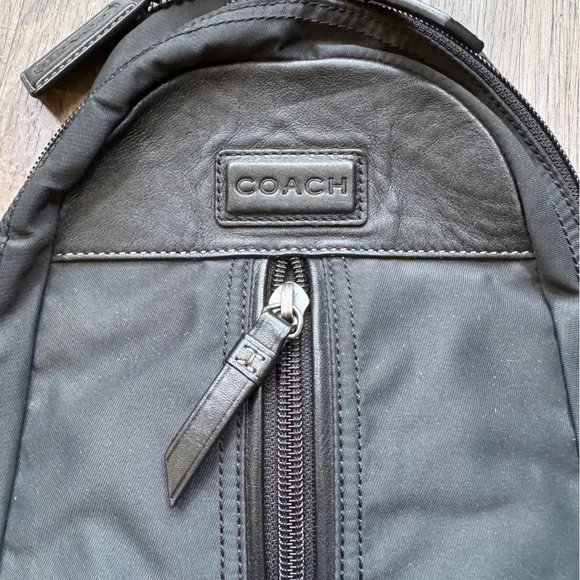 Coach Varick Nylon and Leather Sling Bag - Picture 5 of 9